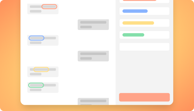 Representação da dor do usuário: Encontrar informações na conversa e preencher o formulário.